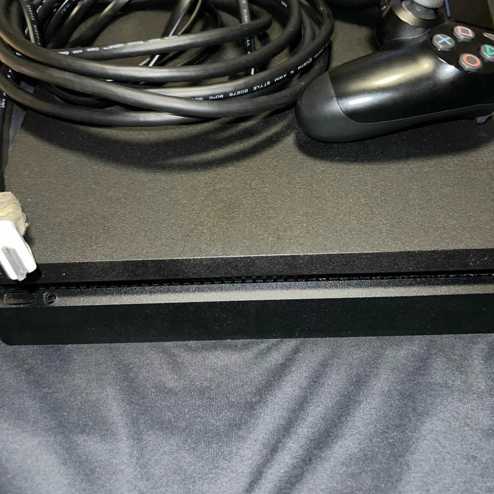 Sony Console - Sleek Black and Gray Design